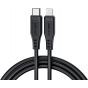 كابل بموصل USB فئة C الى لايتنينج ايه سي اي فاست، طوله 1.2 متر، اسود - C3-01