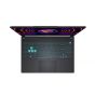 MSI Cyborg 15 A13UDX Gaming Laptop, Intel Raptor Lake i7-13620H, 512GB SSD, 16GB RAM, 15.6 Inch, FHD, IPS 144Hz, Nvidia GeForce RTX 3050 6GB GDDR6, FREEDOS - Translucent Black