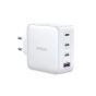 Ugreen Nexode Wall Charger, 100 Watt, 4 Ports, White - CD226
