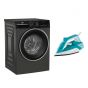 غسالة فول اتوماتيك بيكو، 9 كجم، انفرتر، اسود - B3WFU50940BCI، مع مكواة بخار، 2200 وات - SIM 3122 T