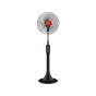 Tornado Stand Fan 16 Inch, 4 Blades, Black - EFS-111M