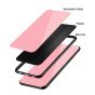 Armor Glass Back Cover For Apple iPhone XS Max - Pink