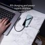 موزع USB فئة C بيسوس، 7 منافذ - رمادي