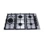 Purity Gas Built-in Hob, 90cm, 5 Burners, Silver - HPT905S