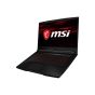 MSI GF Series Laptop, Intel Core i5-10500H 2.5 GHz, 256GB SSD, 8GB RAM, NVIDIA GeForce GTX 1650, Windows 10 - Black