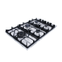 Purity Gas Built-in Hob, 90cm, 5 Burners, Silver - HPT905S