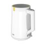 Beko Glow Electric Kettle, 2200W, 1.7 Liters, White - WKM 4215 W