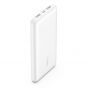 Belkin BoostCharge Wired Power Bank, 10000 mAh, 3 Ports - White with USB-A to USB-C cable, 0.15 Meter