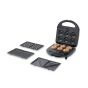 Swiss Pro Plus 4 in 1 Sandwich Maker, 750 Watt, Black - SP-SW750.4