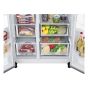 LG No Frost Refrigerator with Inverter Motor, 655 Liters, Silver - GC-B257SLWL