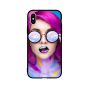 Colored Girl Fave Design Printed Back Cover for Apple iPhone XR