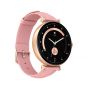 Kieslect Pura Reno, Smart Watch 1.19 inch AMOLED, Gold Case and Pink Strap