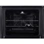 Turboline Gas Built-in Oven with Grill, 67 Liters, Black and Silver - TL3K66G3X