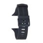 Silicone Strap for Smart Watches, 42mm to 45mm - Black