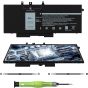 Laptop Battery Replacement for Dell Laptops, 8500mAh - Black