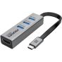 بروميت موزع فئه C الى HDMI لجهاز ماك بوك برو-فضي