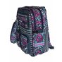 Gharibo Bags School Backpack With Pencil Case For Kids, Art Pattern - Black and Purple