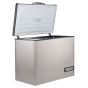 Passap Defrost Chest Freezer, 283 Litre, Silver-ES341L