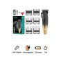 VGR Hair Clipper, Dry, Black and Gold - V-003