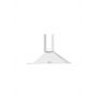 Ecomatic Built-In Pyramids Hood with Chimney, 90 Cm, Silver - H9206RB
