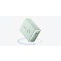 Anker 521 Power Core Fusion Wall Charger and Power Bank, 45W, 5000 mAh, 2 USB-C Ports, Natural Green - A1626P61