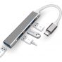 USB C Hub, USB Type-C Hub, USB C Hub Adaper 4 in 1 Hub with USB 3.0 Port, Type C Hub Portable Aluminum Hub for Laptop and Other Type-C Devices