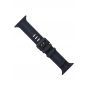 Silicone Strap for Smart Watches, 42mm to 45mm - Black