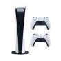 Sony PlayStation 5 Digital Edition, 16GB GDDR6 RAM, with 2 DualSense Wireless Controllers,White- PS5-DE-15