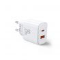 Joyroom Wall Charger, 20 Watt, 2 Ports, White - JR-TCF05