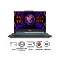 MSI Cyborg 15 A13UDX Gaming Laptop, Intel Raptor Lake i7-13620H, 512GB SSD, 16GB RAM, 15.6 Inch, FHD, IPS 144Hz, Nvidia GeForce RTX 3050 6GB GDDR6, FREEDOS - Translucent Black
