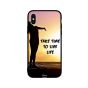 Take Time To Live Life Printed Back Cover for Apple iPhone XS Max