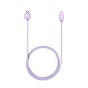 Wopow Type-C USB Cable, 1 Meter, Purple- LT23