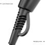 Rush Brush D3 PRO Hair Dryer, 2300 Watt - Black