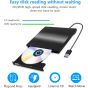 مشغل CD DVD خارجي ميكوز، USB 3.0 - اسود