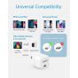 Anker PowerPort III 20W Cube Fast PD USB C Charger with Foldable Plug for iPhone 14/14 Plus/14 Pro/14 Pro Max/13, Galaxy, iPad/iPad Mini and More (Cable Not Included)