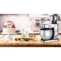 DMS 5 in 1 Food Processor with Attachments, 2500W, 12 Liters, Stainless Steel - kmfb-2512