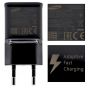 Samsung Travel Adapter Fast Charge With Type C Cable 15W (EP-TA200) In Packing - Black