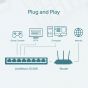 Tp-Link Wired Switch, 8 Ports, White - LS1008