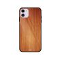 Wooden Brown Plain Printed Back Cover for Apple iPhone 11