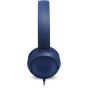 JBL Tune 500 On-Ear Headphones with Microphone - Blue