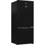 Beko No Frost Refrigerator, 509 Liters, Black - RCNE590E35ZXP3