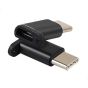 Keendex Kx2291 Male Type-C USB 3.1 to Micro Female Socket Converter Cable - Black-result.feed.gl_electronics-size