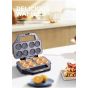 Sokany Waffle Maker, 8 Pieces, 850 Watt, Black- SK-08085