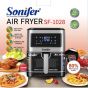 Sonifer Digital Air Fryer, 6.5L, 1500W, Black - SF-1028