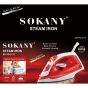 Sokany Steam Iron, 2000 Watt, Red- SK-YD-2111