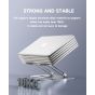 Adjustable Aluminum Laptop Stand, 15.6 Inch  - Silver
