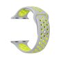 Silicone Sport Band for Apple Watch- Yellow and Gray