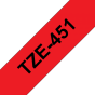 شريط ملصقات براذر بي تاتش، اسود واحمر -  Tze-451