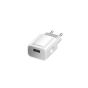Dausen Wall Charger with Lightning Cable, 2.1 Amper, White- TR-EA430WT