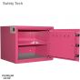 Safety Tech Digital Safe Box, 30 Liters, Pink - ‎GN30 Ultra